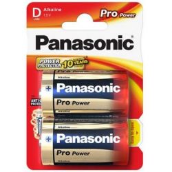 Panasonic PRO POWER LR20 D MRET ALKALINE ELEM (2 BLISTER)