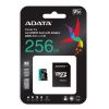 ADATA PREMIER PRO MICRO SDXC 256GB + ADAPTER CLASS 10 UHS-I U3 A2 V30 100/80 MB/S vsrls  olcs ADATA PREMIER PRO MICRO SDXC 256GB + ADAPTER CLASS 10 UHS-I U3 A2 V30 100/80 MB/S