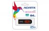 Adata USB 2.0 PENDRIVE CLASSIC C008 64GB FEKETE/PIROS vsrls  olcs Adata USB 2.0 PENDRIVE CLASSIC C008 64GB FEKETE/PIROS